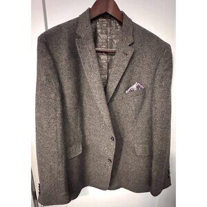 JOSEPH ABBOUD Men's Blazer Sport Coat Casual Jacket Size 52R Brown 51% Wool